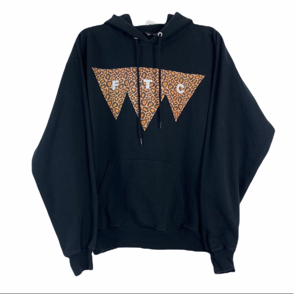 FTC Cheetah Pullover Hoodie Size M